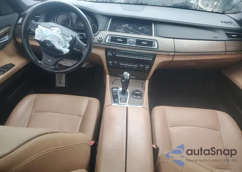 2013 BMW 740 I из США, поврежденный, VIN WBAYA6C5XDD143771